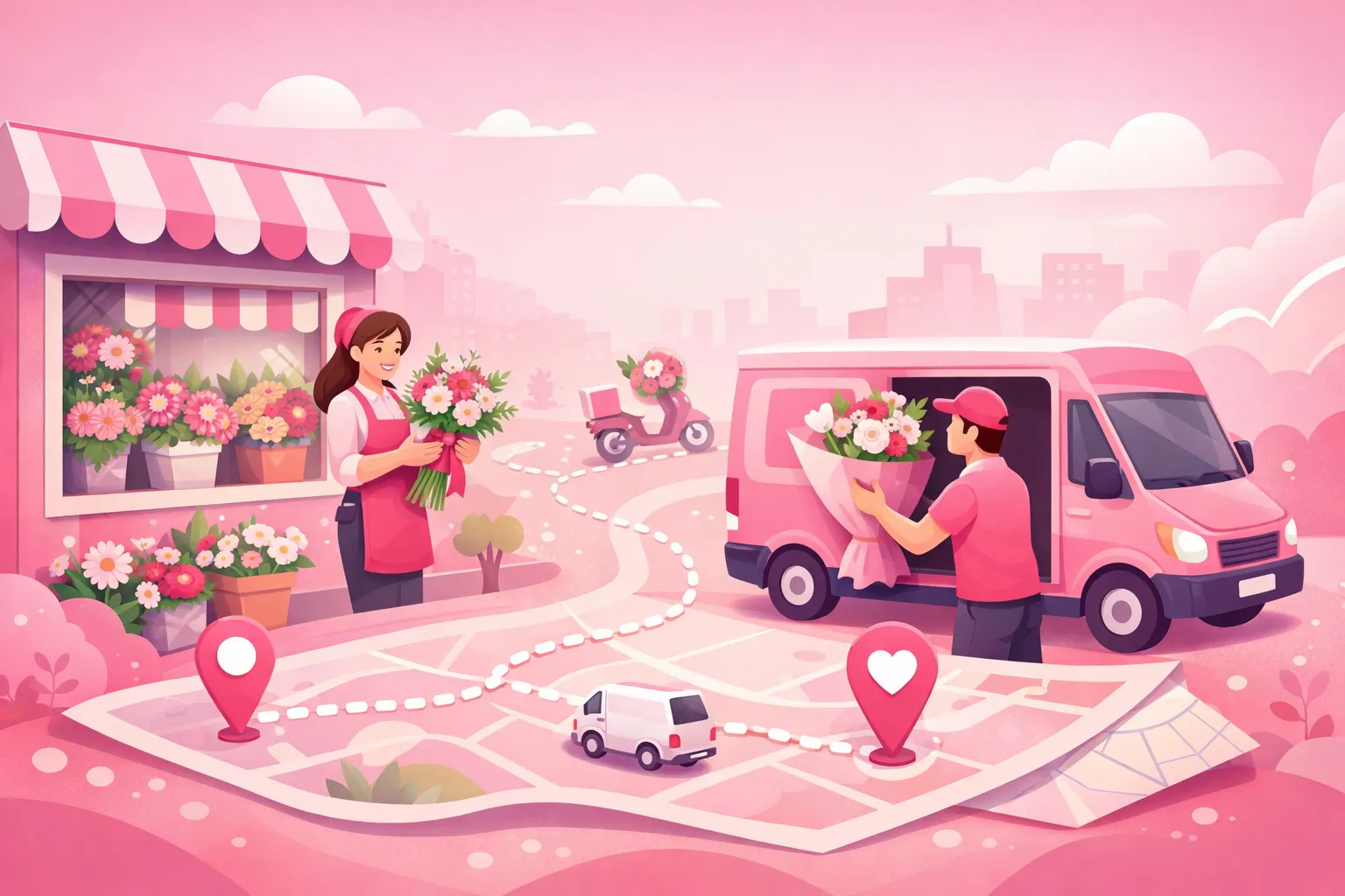 Flower Delivery Route Planner: How to Manage 50+ Orders a Day