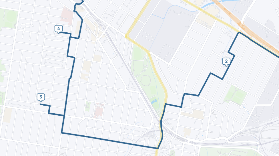 iDirect optimized route